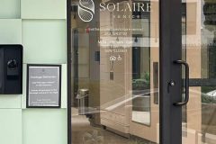 Solaire Venice Property Management Window Graphic Sign, Venice, CA