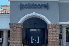 Solidcore Channel Letter Sign - Front Entrance, Encino, CA