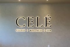 Celé Studio & Wellness Spa Illuminated Lobby Sign, Westlake Village, CA