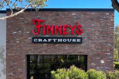 Finney\'s Crafthouse outdoor channel letter sign at Stevenson Ranch by Dave\'s Signs.