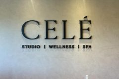 Celé Studio & Wellness Spa Illuminated Lobby Sign, Westlake Village, CA