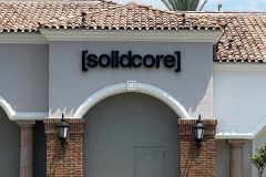 Solidcore Channel Letter Sign - Rear, Encino, CA