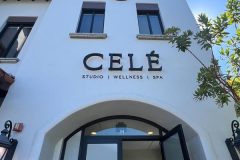 Celé Studio & Wellness Spa Channel Letter Sign, Westlake Village, CA