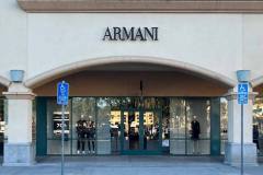 Armani Channel Letter Storefront Sign, Camarillo, CA