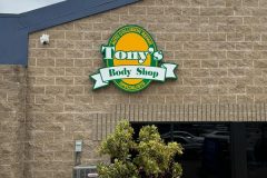 Tony\'s Body Shop Illuminated Signs - Front, Oxnard, CA