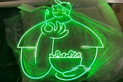 Alfalfa Restaurant Indoor LED Neon Light Sign, Princeton, New Jersey