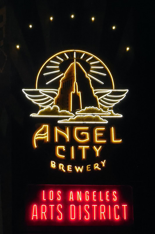 Custom neon signs Los Angeles – Angel City Brewery sign by Dave's Signs.