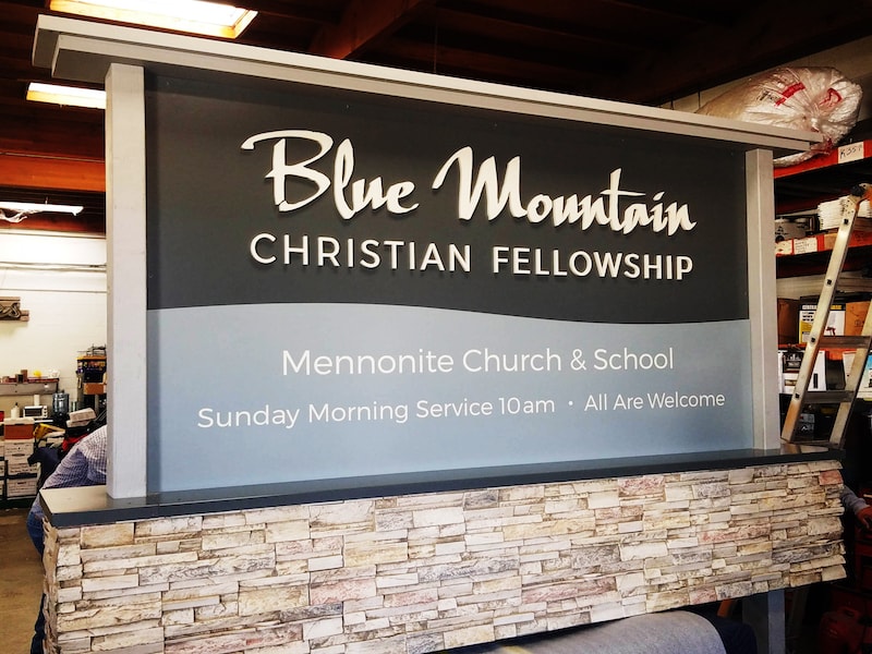 Monument signs are a favorite choice for churches, offering a timeless and dignified way to announce their presence and welcome visitors.
