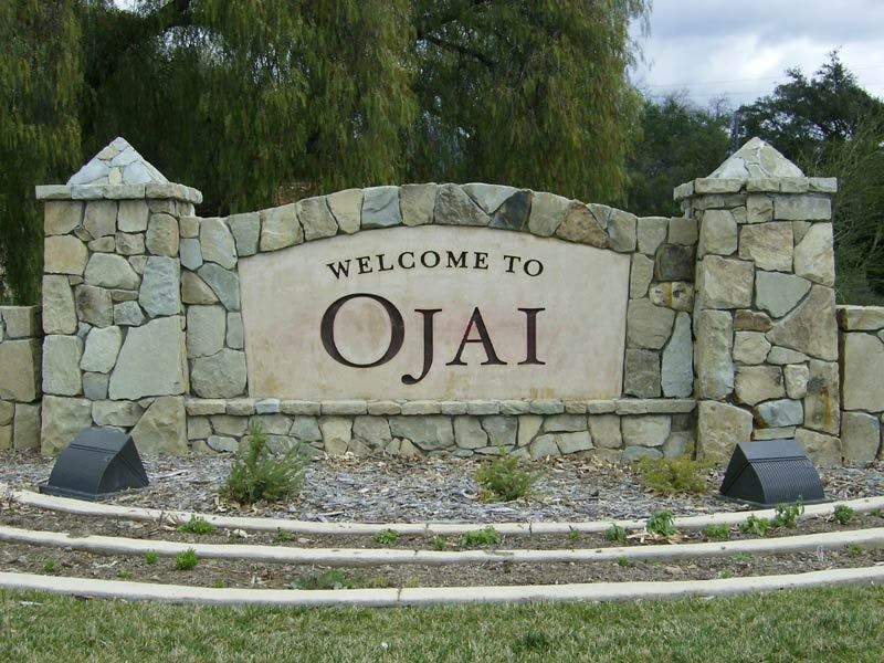 City entrances, like this one for Ojai, create great first impressions and set the tone for the experience ahead.